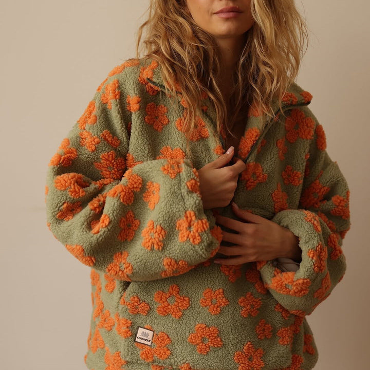 Fallon - Floraler Soft-Touch-Pullover