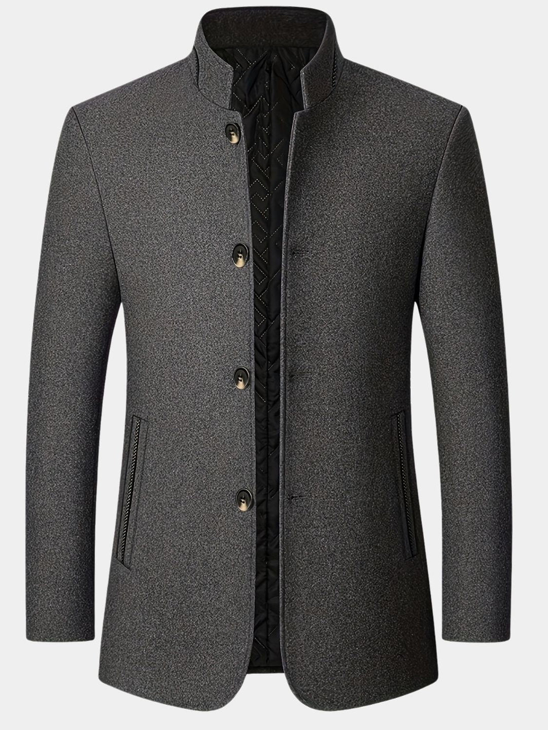 Gael - Taillierte Jacke mit hohem Kragen