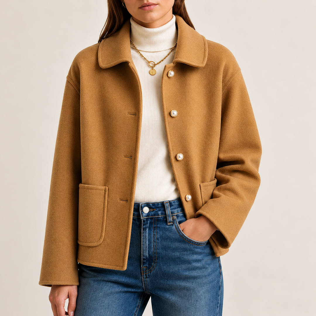 Genevara - Soft-Touch-Kurzjacke