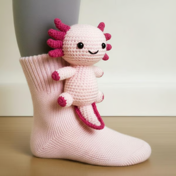 Chiara - Gestrickte Socken mit Tiermotiv