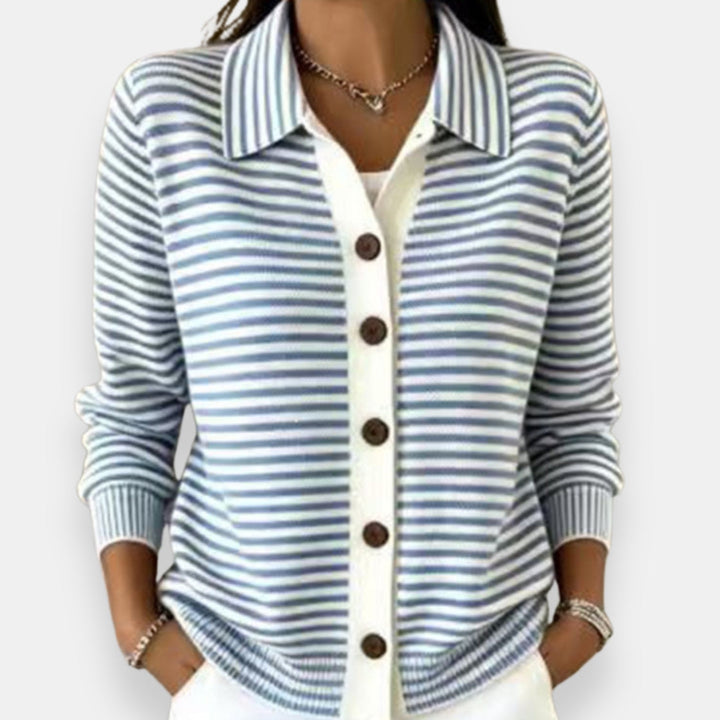Briana - weicher, gestreifter Cardigan