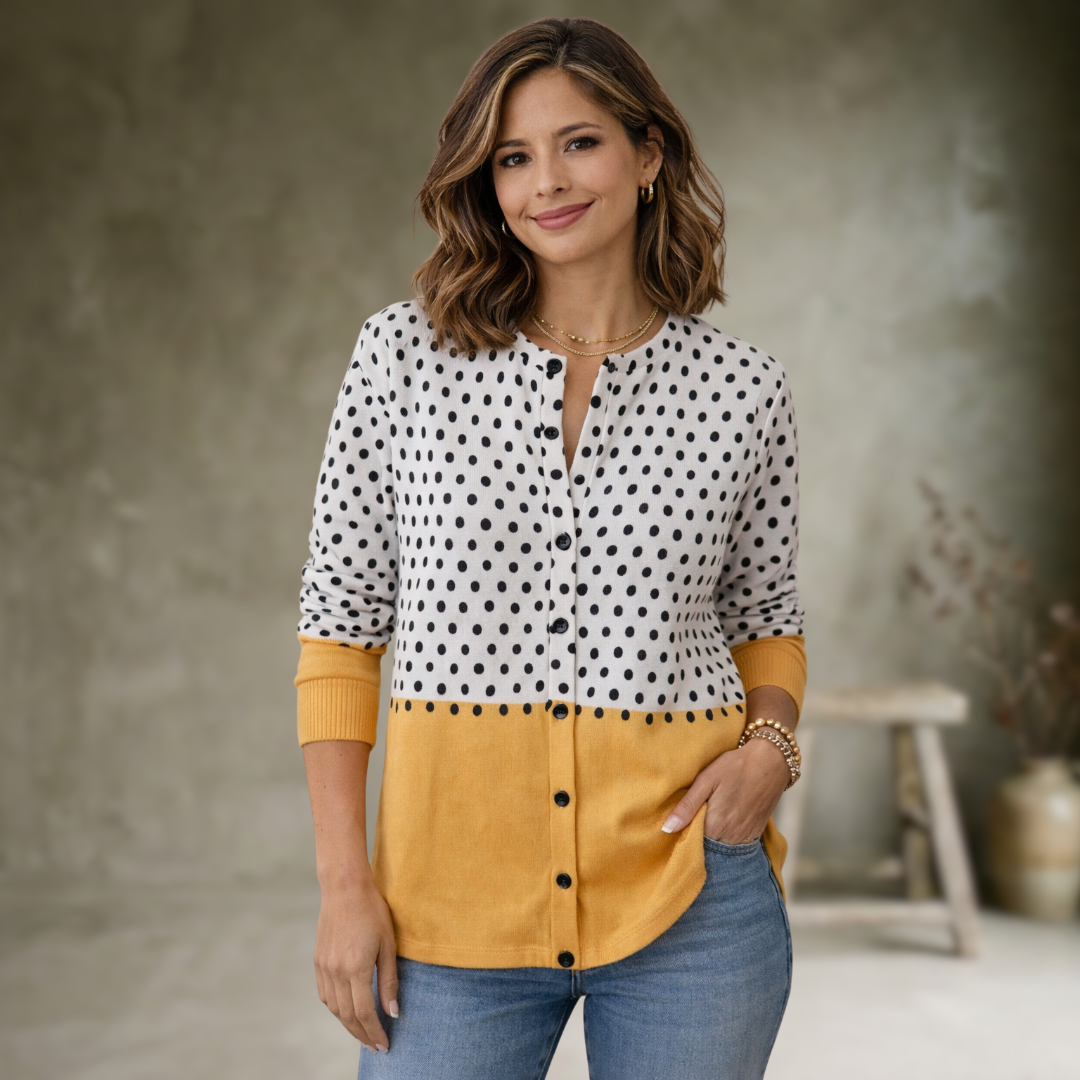 Clara - Offener Soft-Touch-Cardigan
