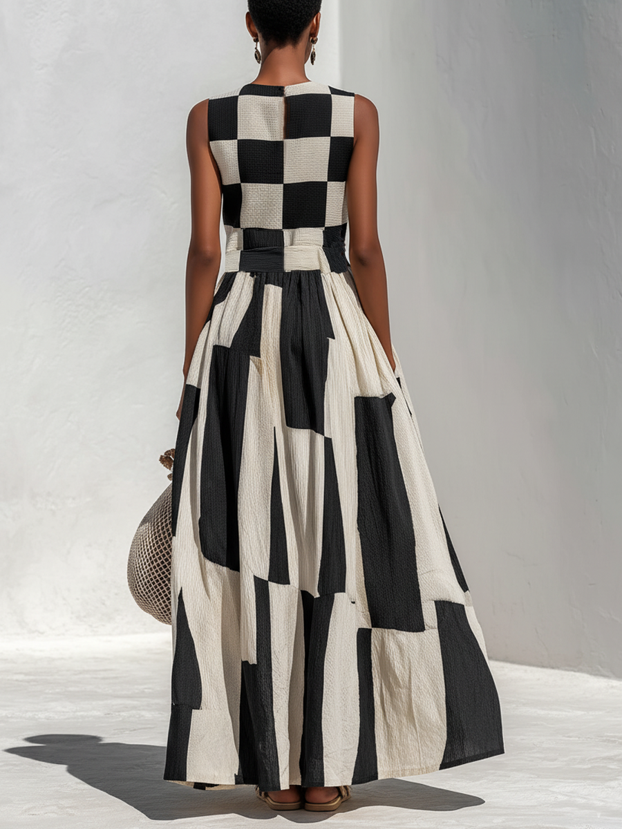 Solenna - Luftiges Leinen-Maxikleid