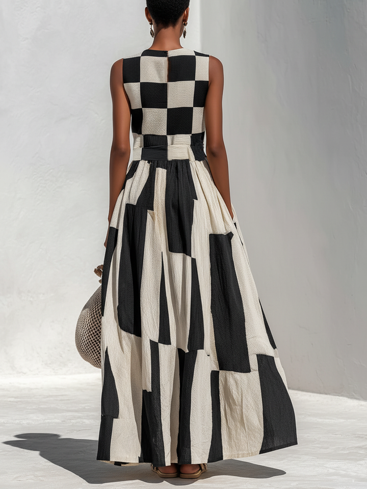 Solenna - Luftiges Leinen-Maxikleid
