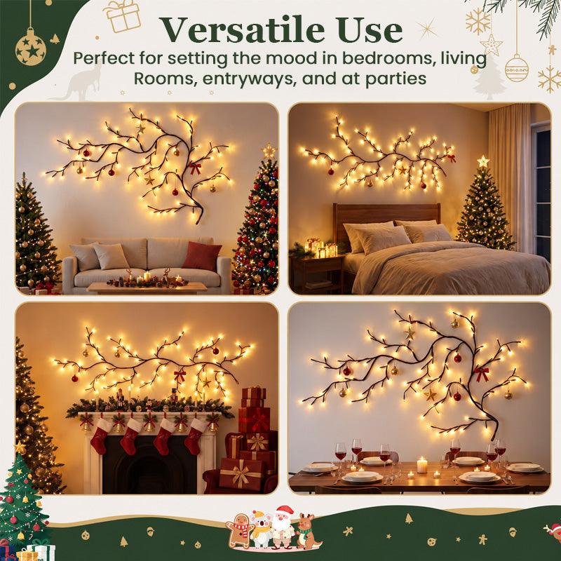 Aster - Stimmungsvolle LED-Nachttischlampe im Zweig-Design