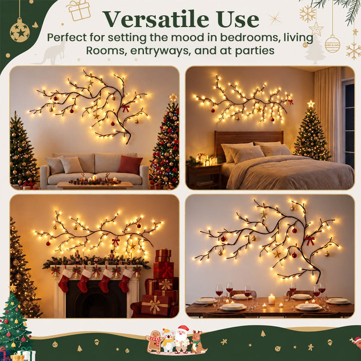 Aster - Stimmungsvolle LED-Nachttischlampe im Zweig-Design