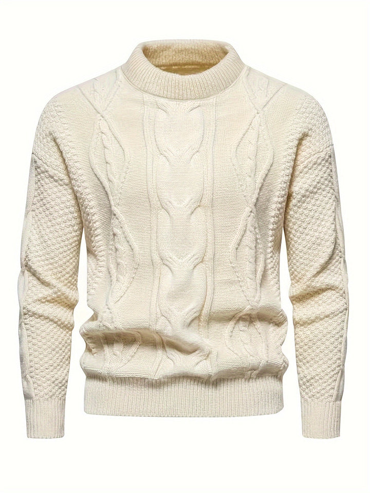 Kael - Strickpullover mit Stehkragen