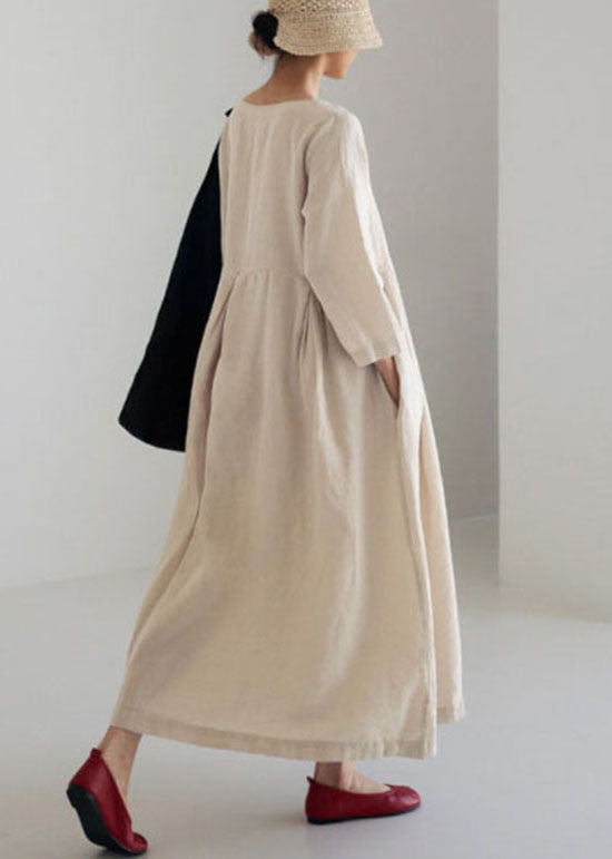 Olive - Luftiges Patchworkkleid