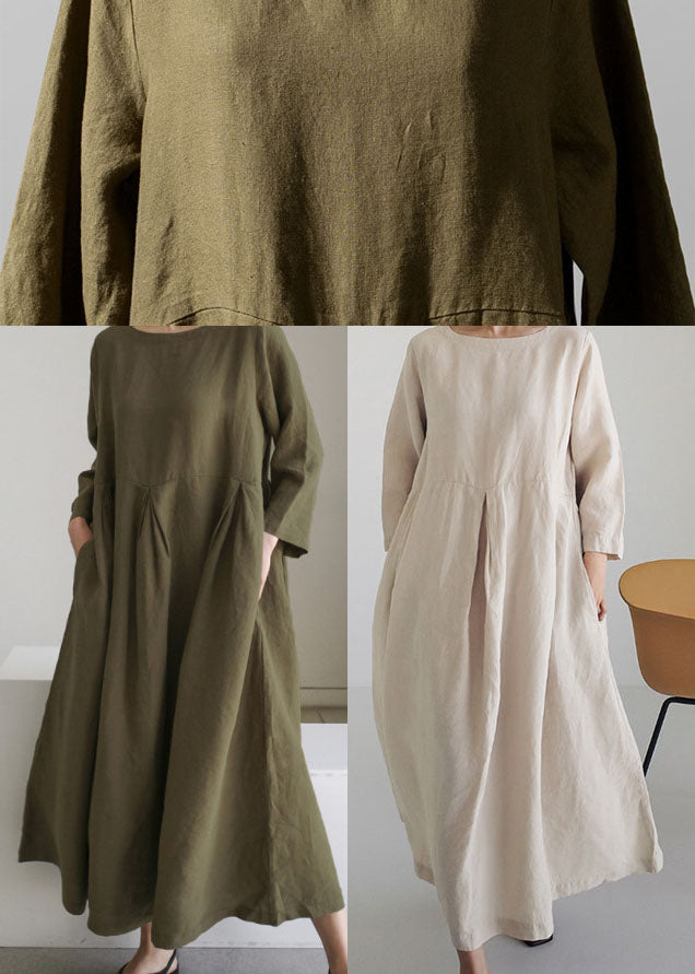 Olive - Luftiges Patchworkkleid