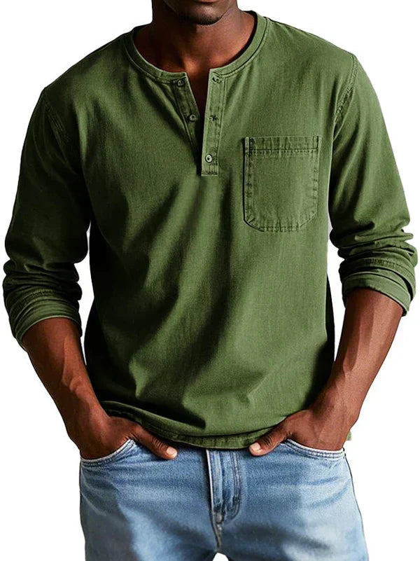 Emmett - Softtouch-Henleyshirt