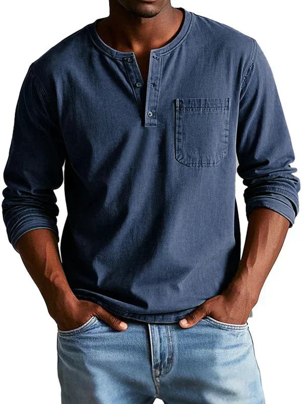 Emmett - Softtouch-Henleyshirt