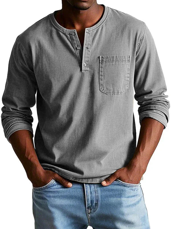 Emmett - Softtouch-Henleyshirt
