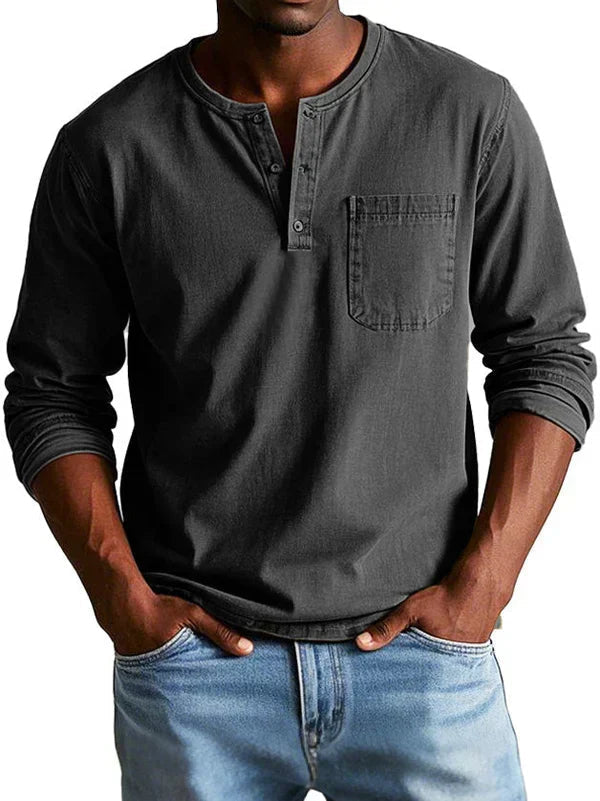 Emmett - Softtouch-Henleyshirt