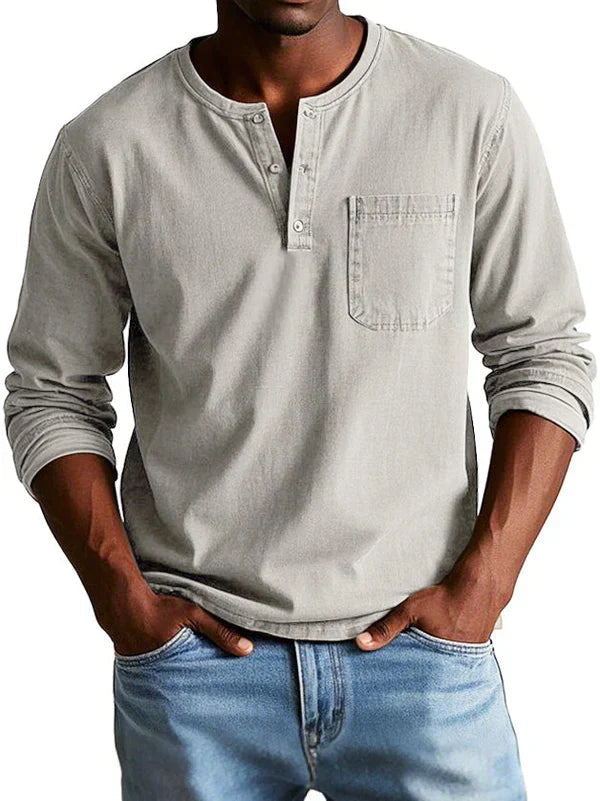 Emmett - Softtouch-Henleyshirt