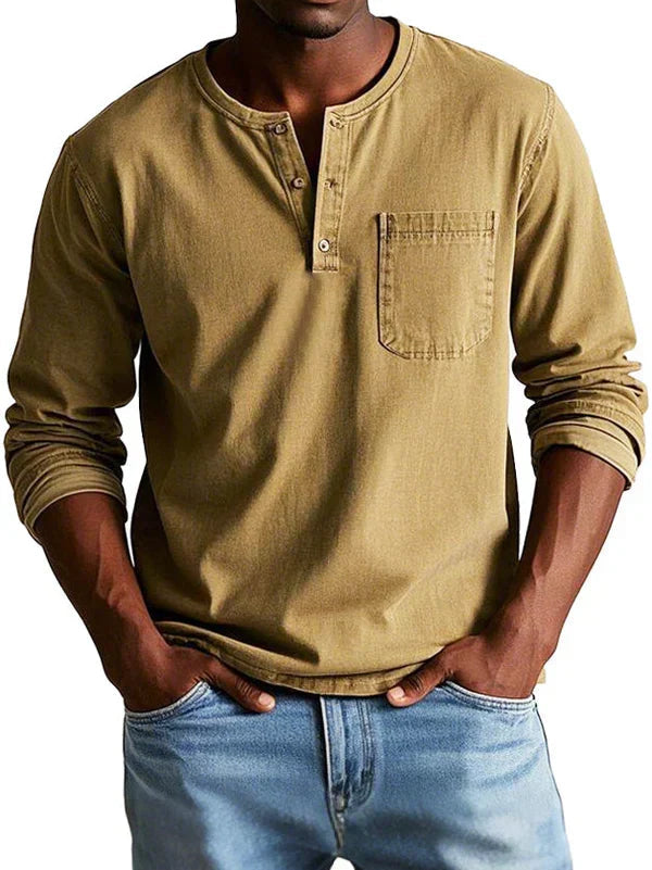 Emmett - Softtouch-Henleyshirt