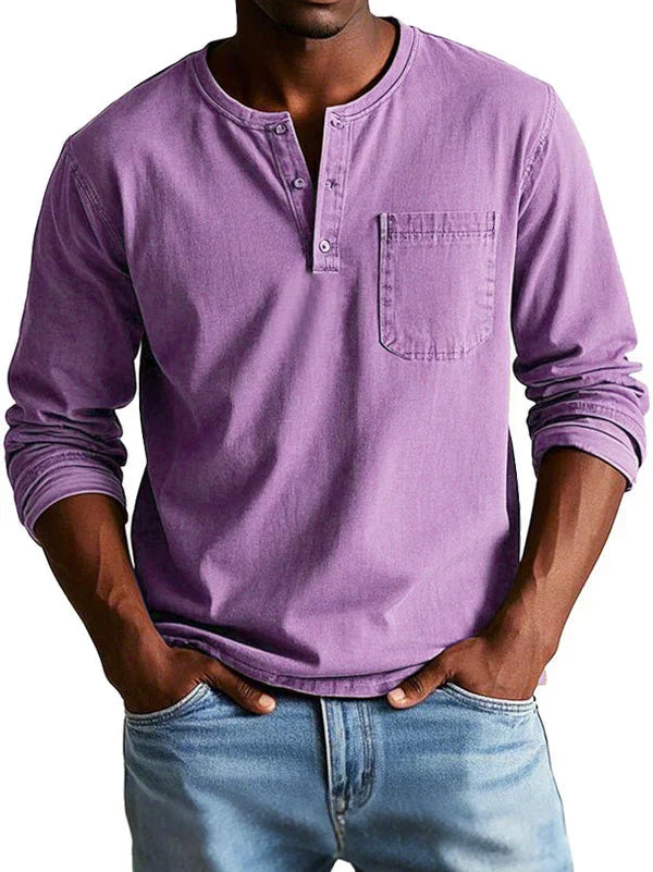 Emmett - Softtouch-Henleyshirt