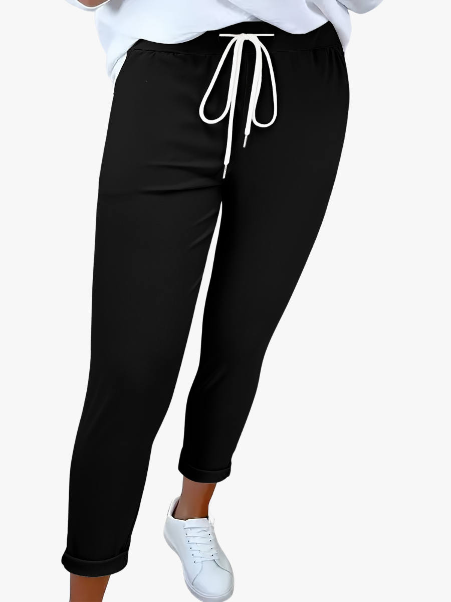Tansy - Maßgeschneiderte Stretchhose mit Kordelzug