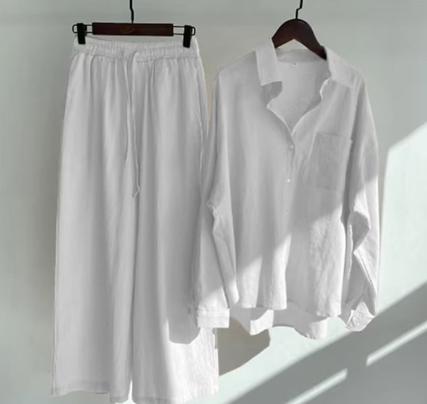 Kairi - Set aus Oversize-Bluse und Palazzohose