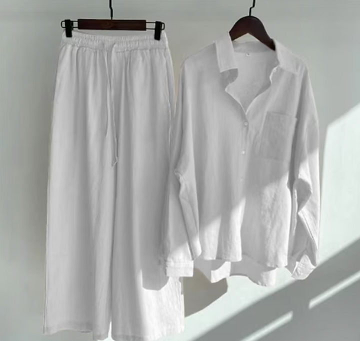 Kairi - Set aus Oversize-Bluse und Palazzohose