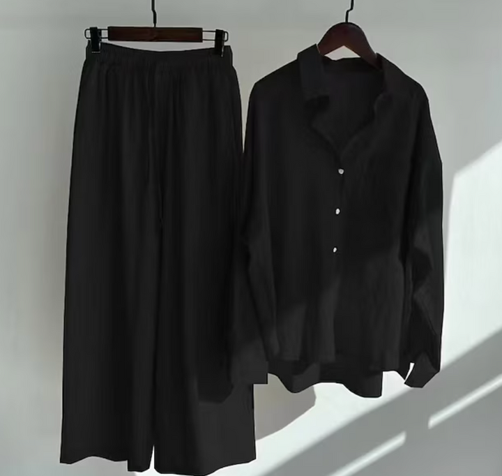 Kairi - Set aus Oversize-Bluse und Palazzohose