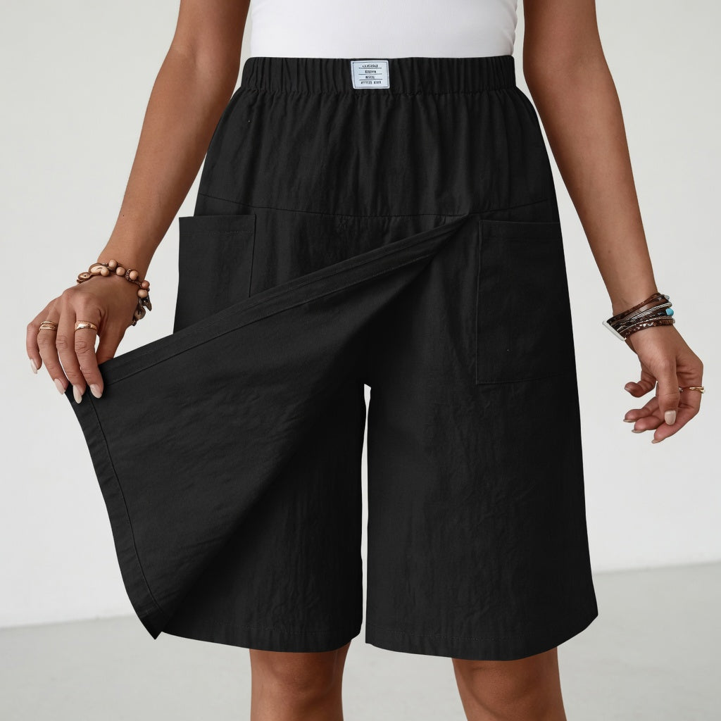 Fiorisse - Premium-Stretch-Skort mit Wickelfront