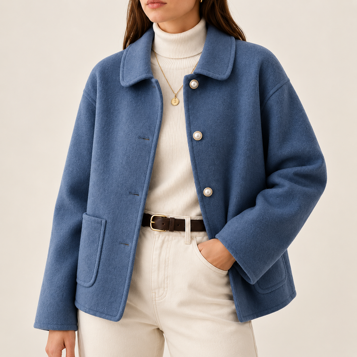 Genevara - Soft-Touch-Kurzjacke