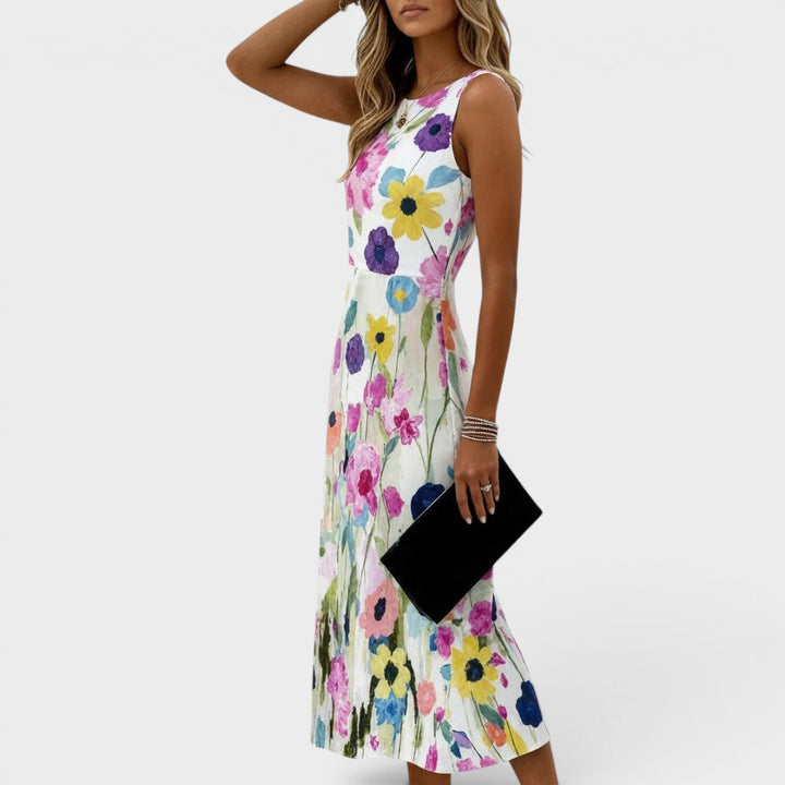 Illyria - Midikleid mit weichem Griff und Floralprint