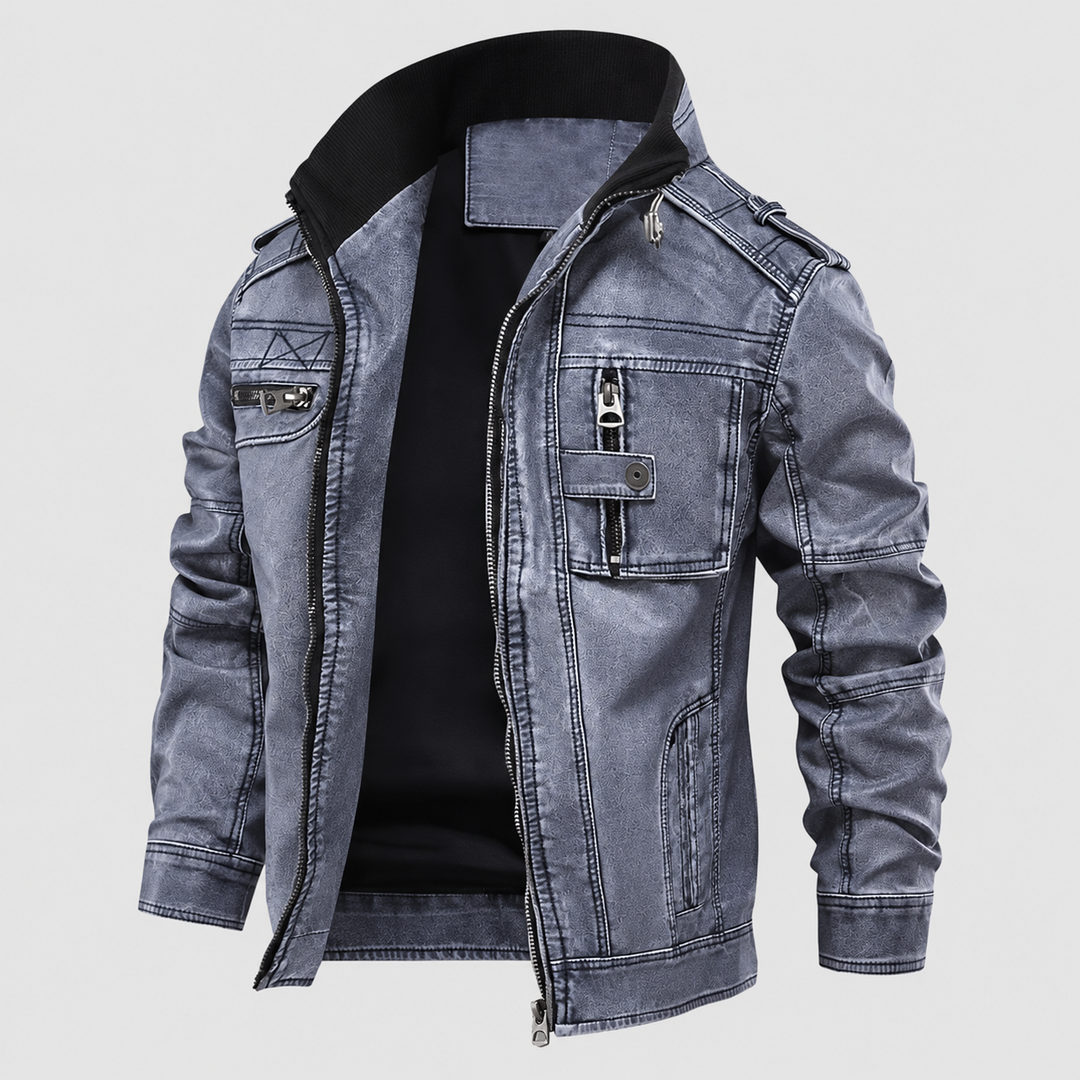 Remo - Taillierte Vintage-Jacke