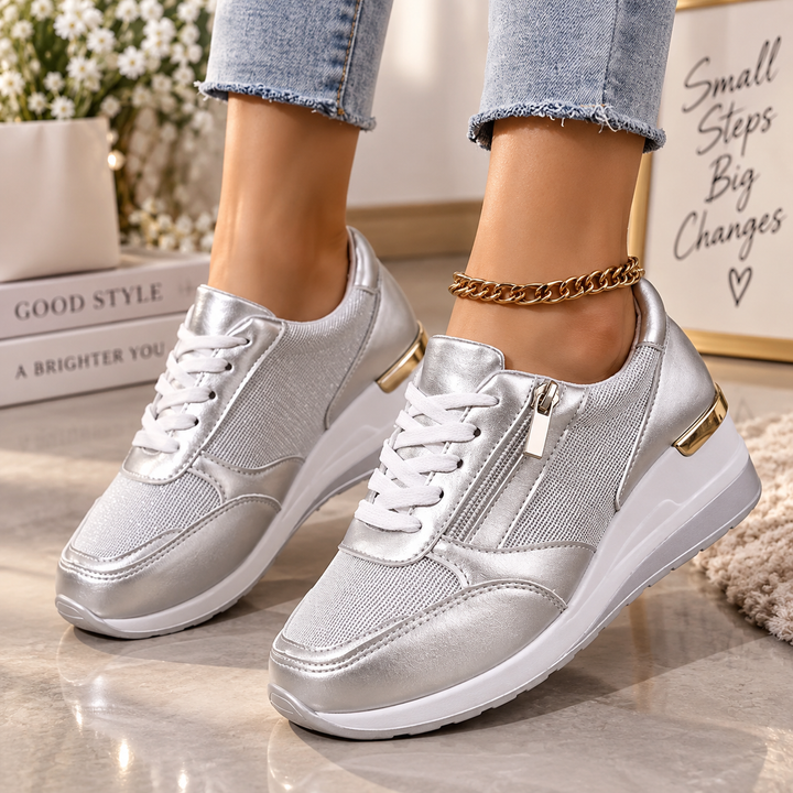 Annice - Bequemer Sneaker mit seitlichem Reißverschluss