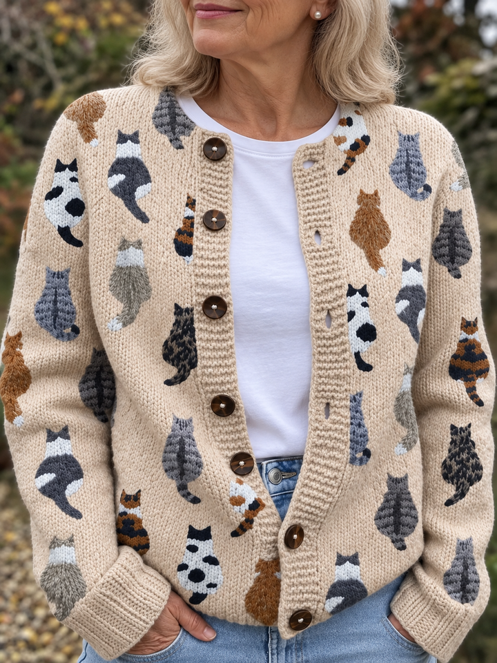 Elorisse - Soft-Touch-Strickjacke