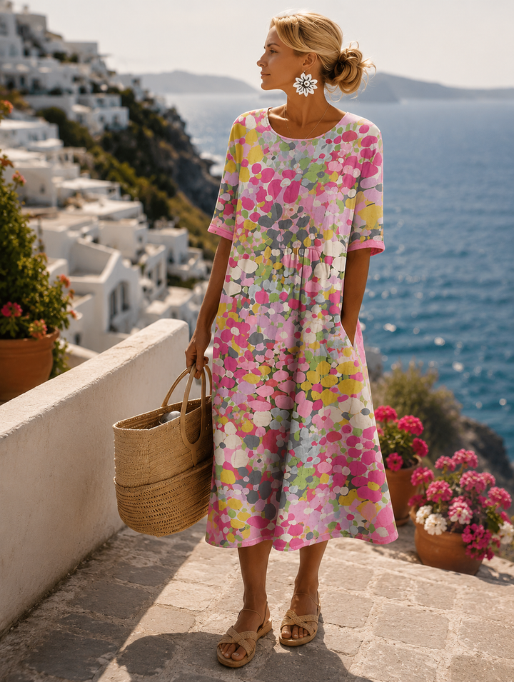 Lioravelle - Leichtes, florales Midikleid