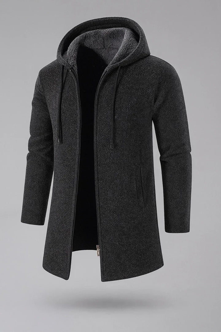 Keldan - Gesteppter Kapuzen-Cardigan