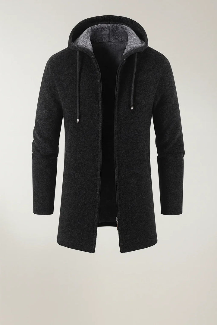 Keldan - Gesteppter Kapuzen-Cardigan
