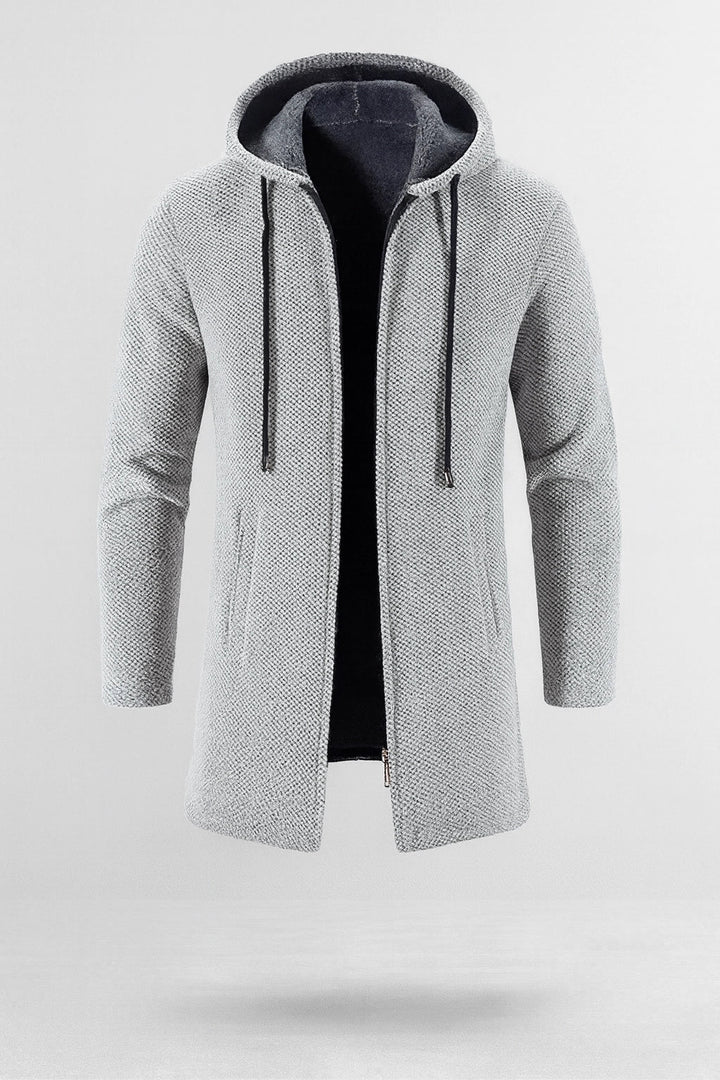 Keldan - Gesteppter Kapuzen-Cardigan