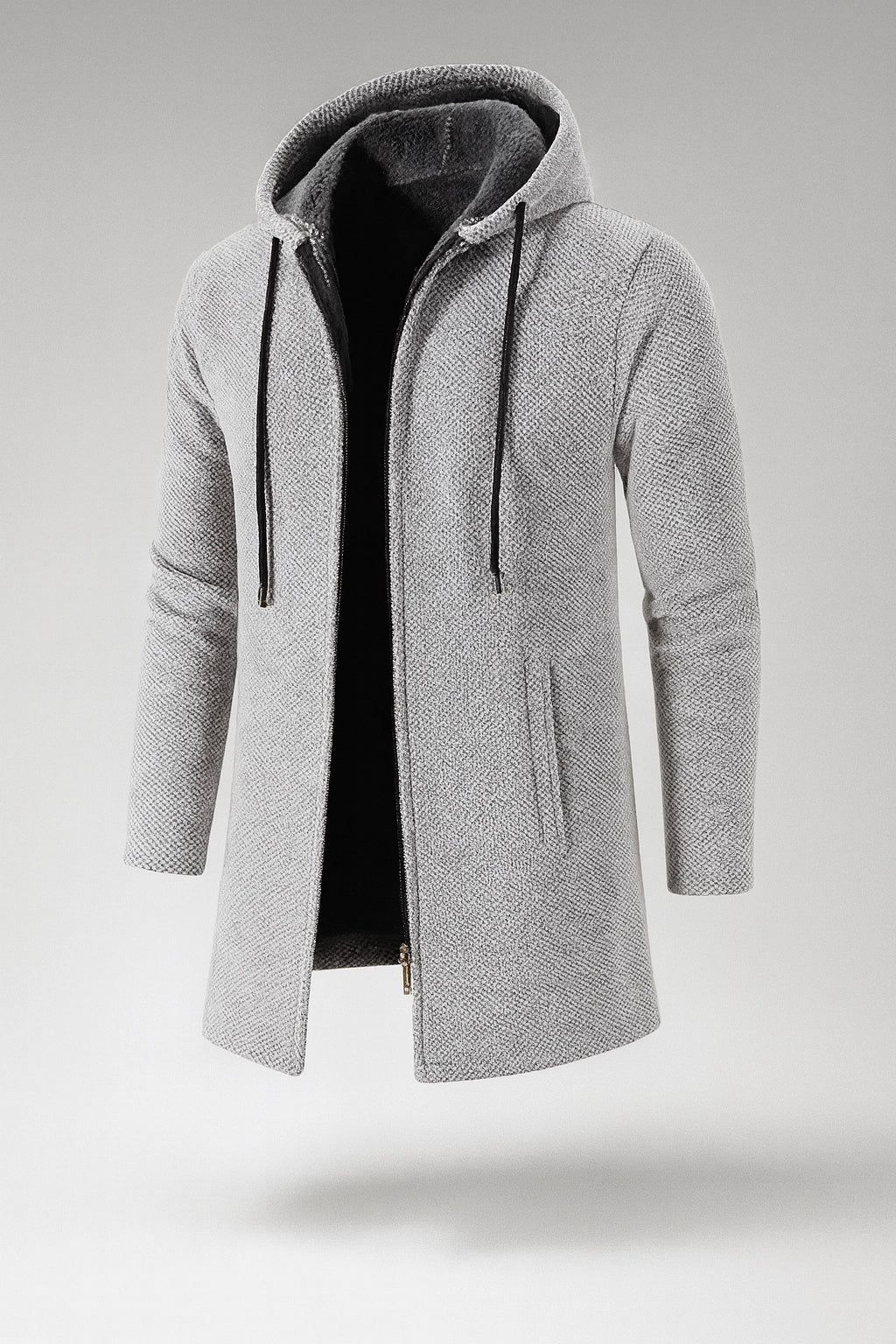 Keldan - Gesteppter Kapuzen-Cardigan
