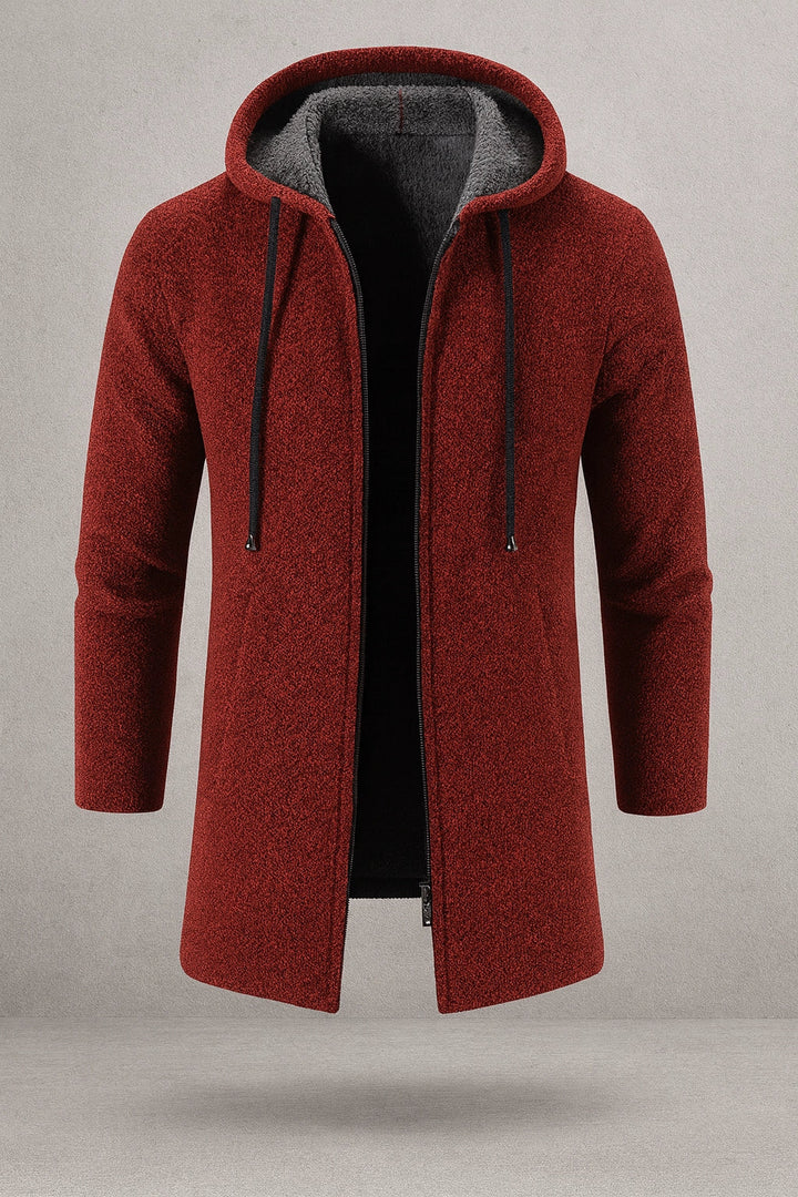 Keldan - Gesteppter Kapuzen-Cardigan