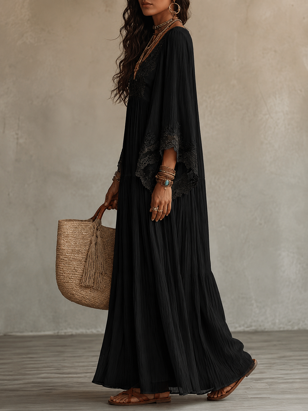 Annelis - Hauchzartes Maxikleid