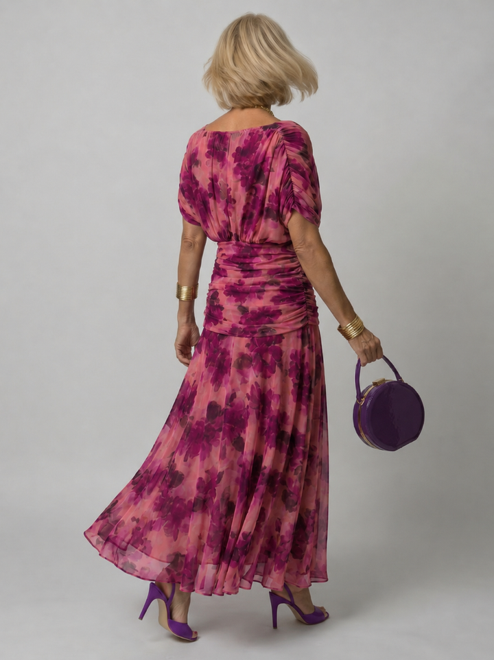 Galatea - Leichtes schulterfreies Midikleid