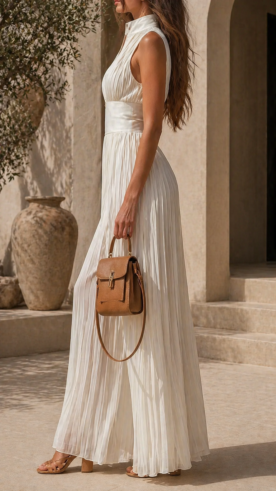 Umberlynn - Raffinierter Plissee-Jumpsuit