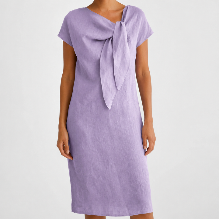 Elissara - Luftig-leichtes Kleid mit Schluppenkragen
