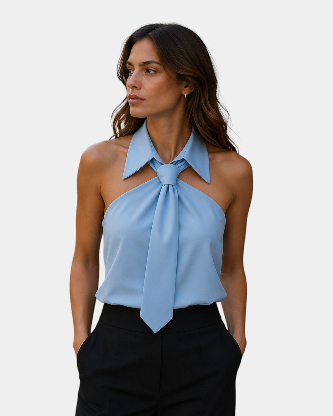 Piper - elegante Neckholder-Bluse