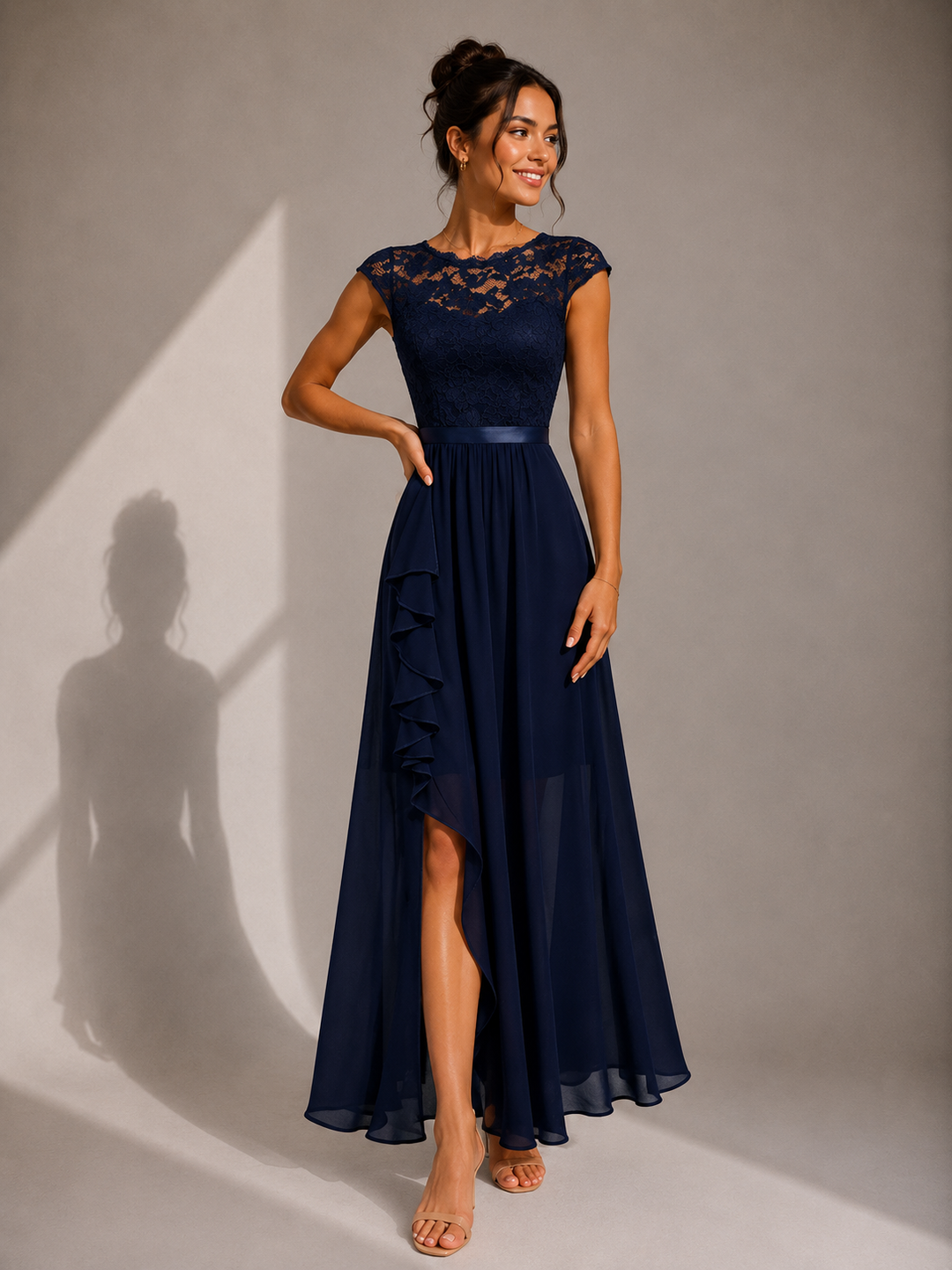 Capri - Elegantes A-Linien-Maxikleid