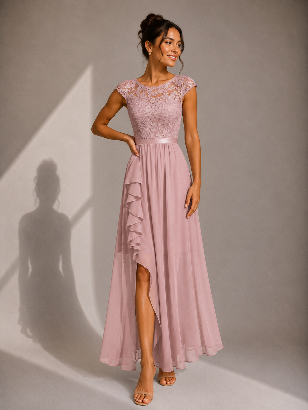 Ainsley - besticktes Abendkleid