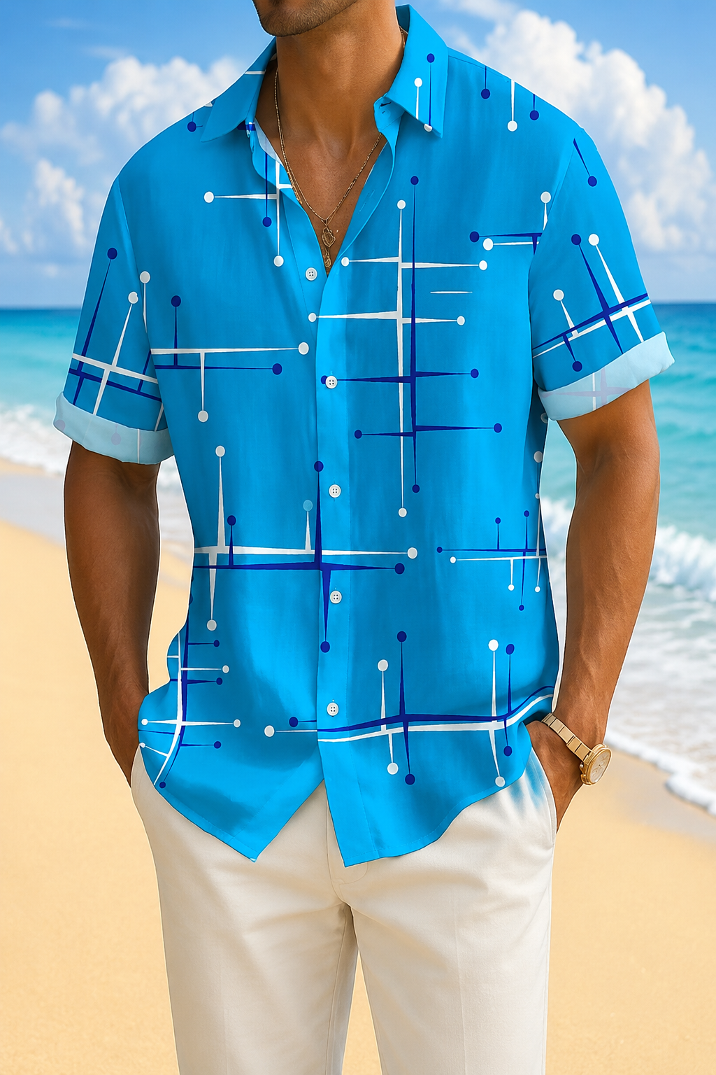 Norbridge - Besonders weiches Herren-Strandshirt