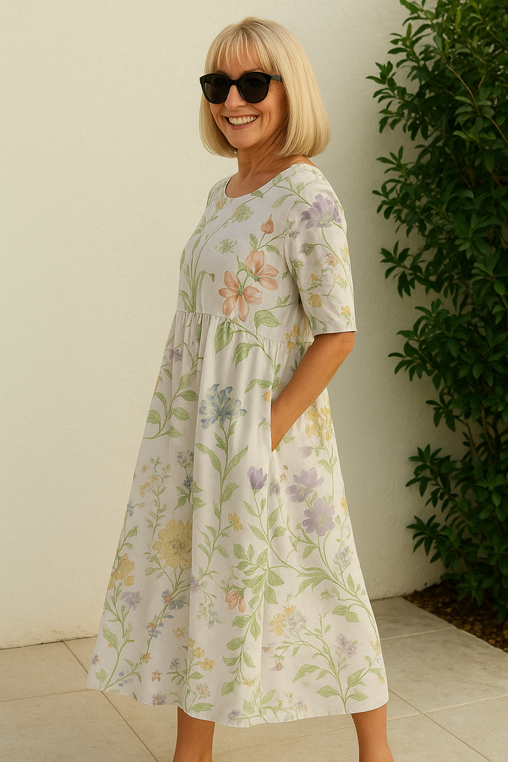 Cassandra - Soft-Touch-Maxikleid