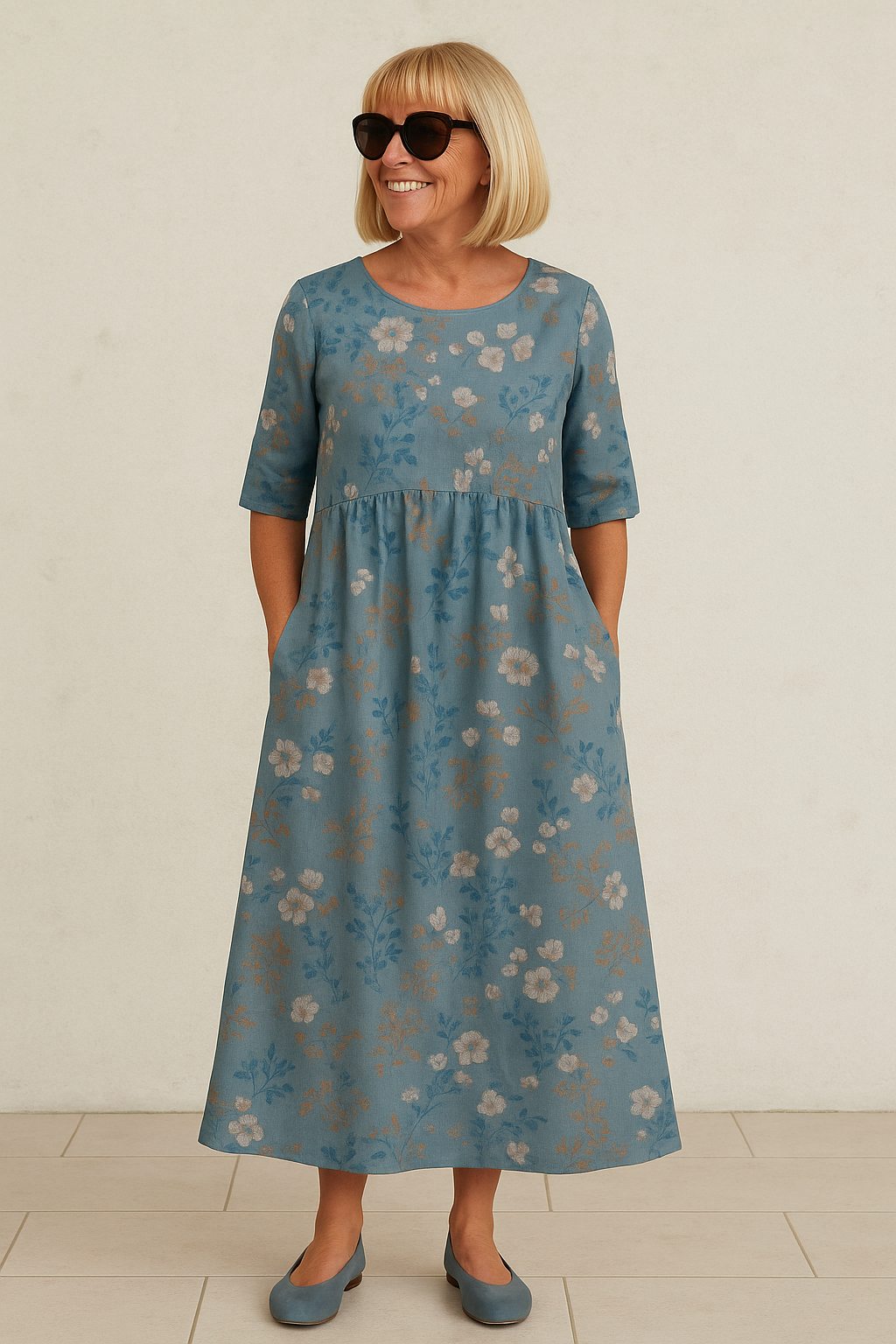 Cassandra - Soft-Touch-Maxikleid