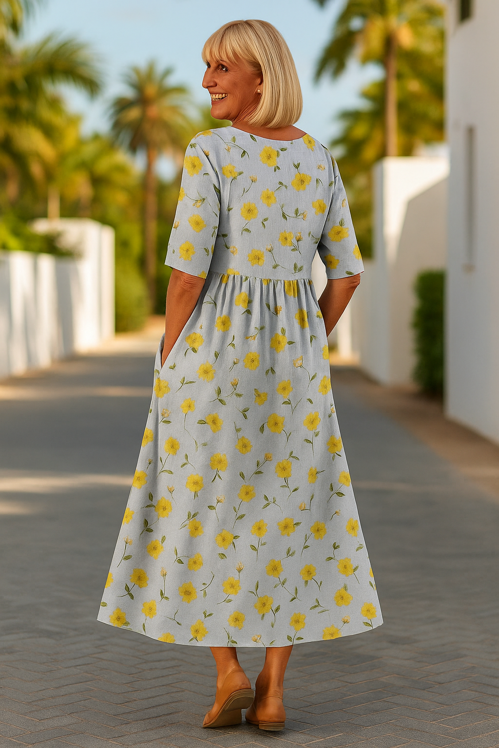 Cassandra - Soft-Touch-Maxikleid