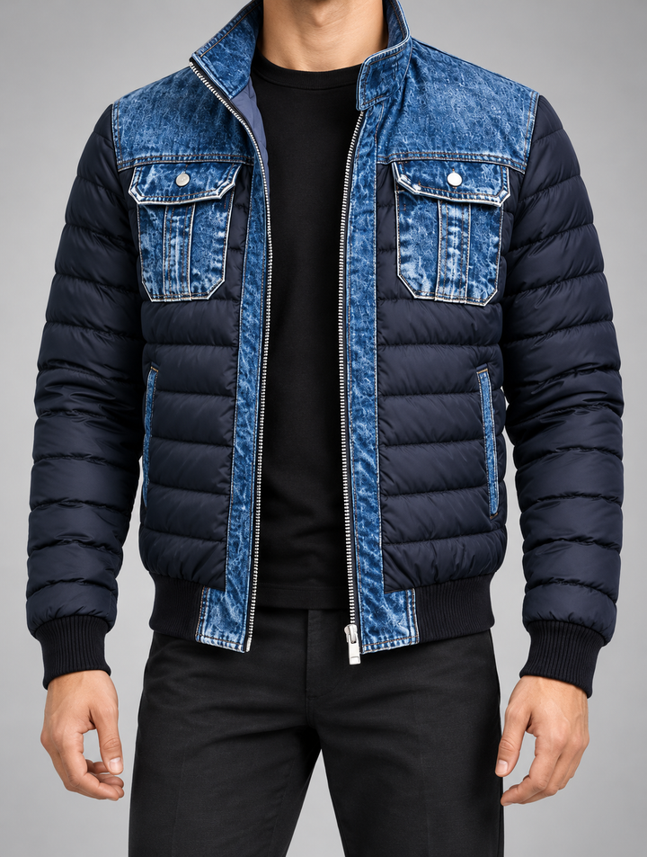Erven - strukturierte Steppjacke