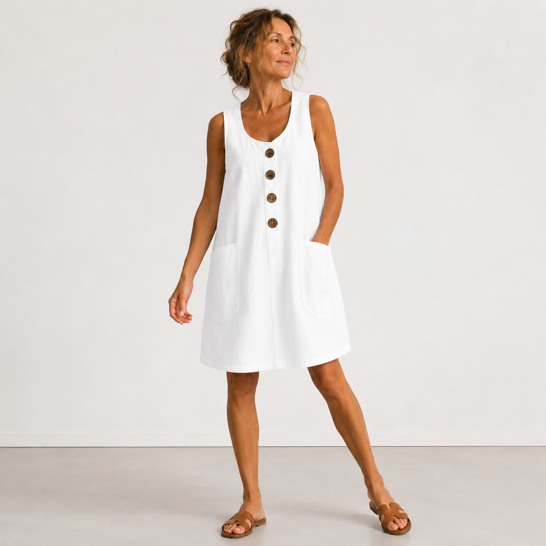 Rosamonde - Luftiges Sommerkleid aus Leinen
