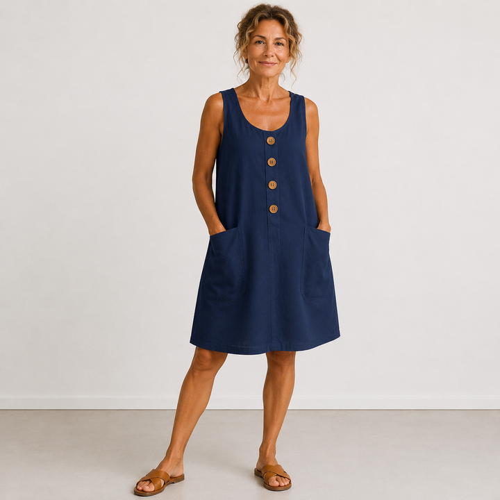 Rosamonde - Luftiges Sommerkleid aus Leinen